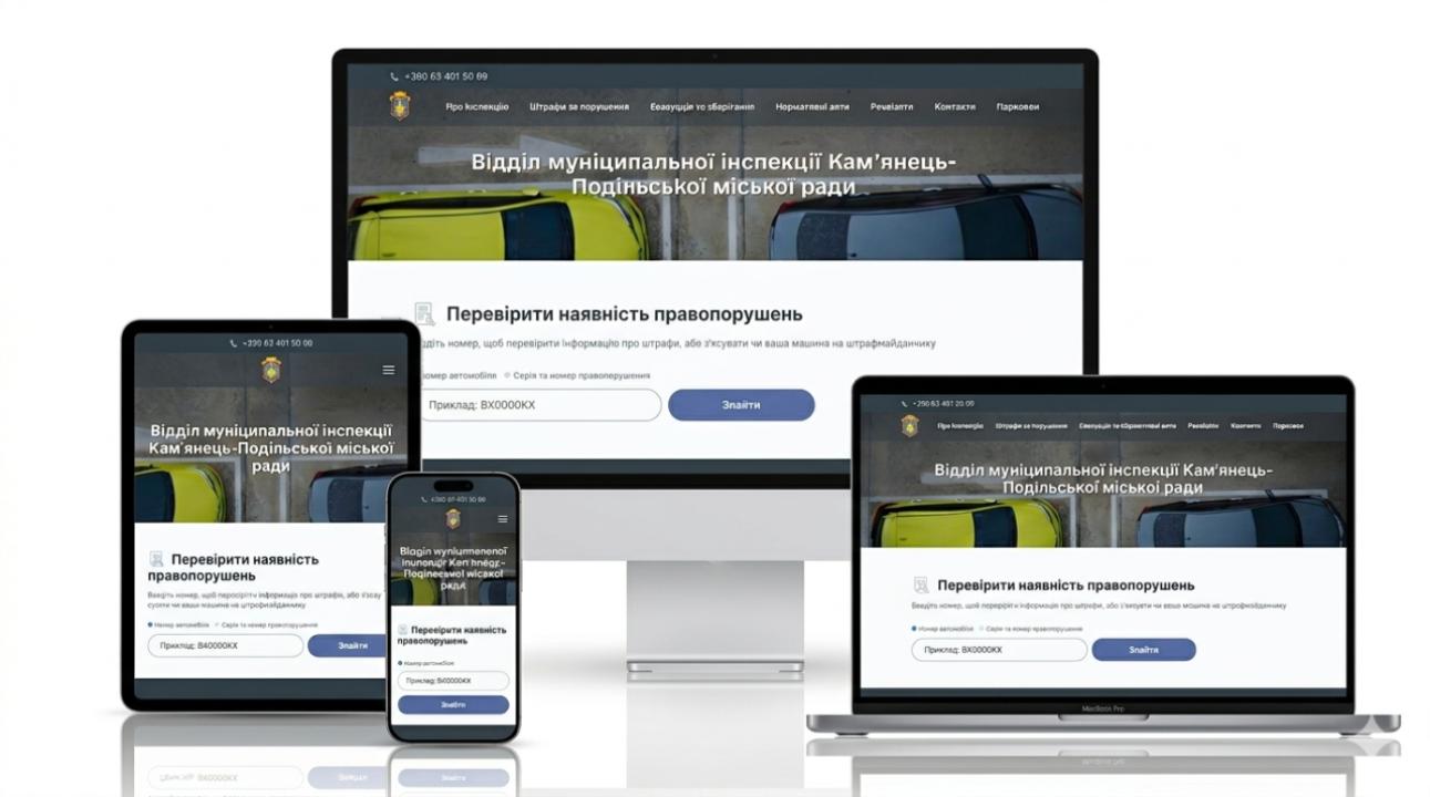 Website of the Municipal Inspection Department